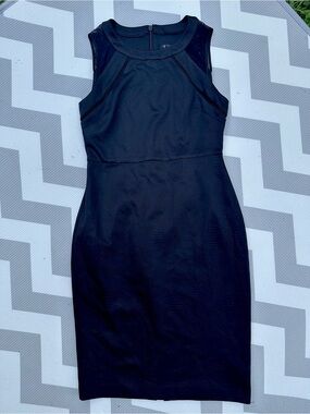 Guess by Marciano Black Midi Sheath Dress